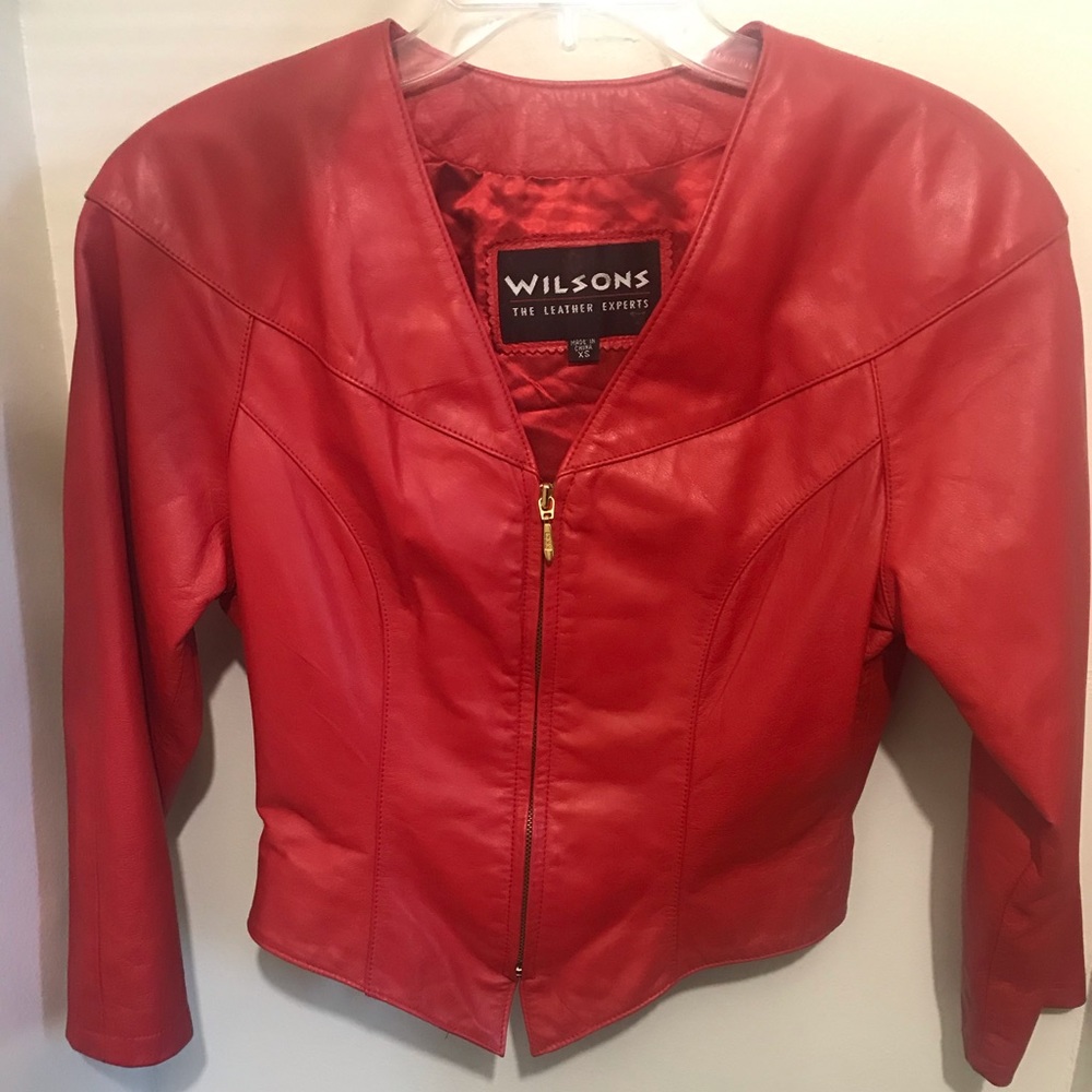 Wilsons Leather Express Red Jacket